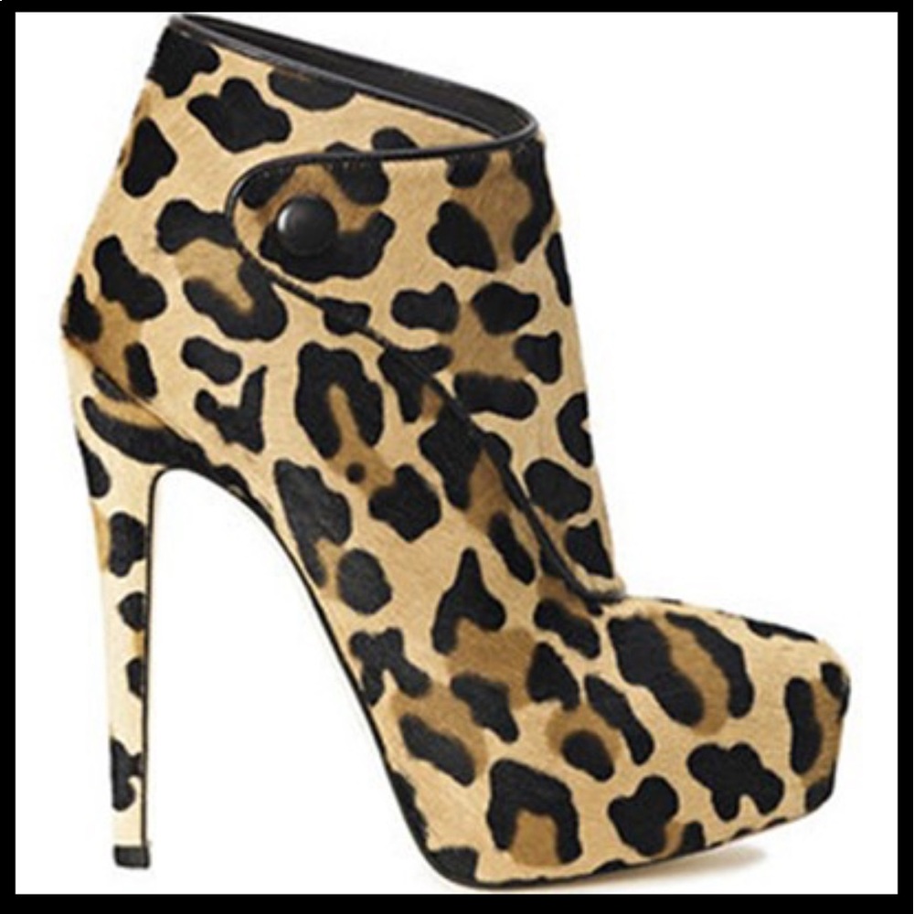 Brian Atwood Leopard Bootie